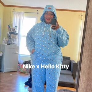Nike Light Blue Hello Kitty Hoodie